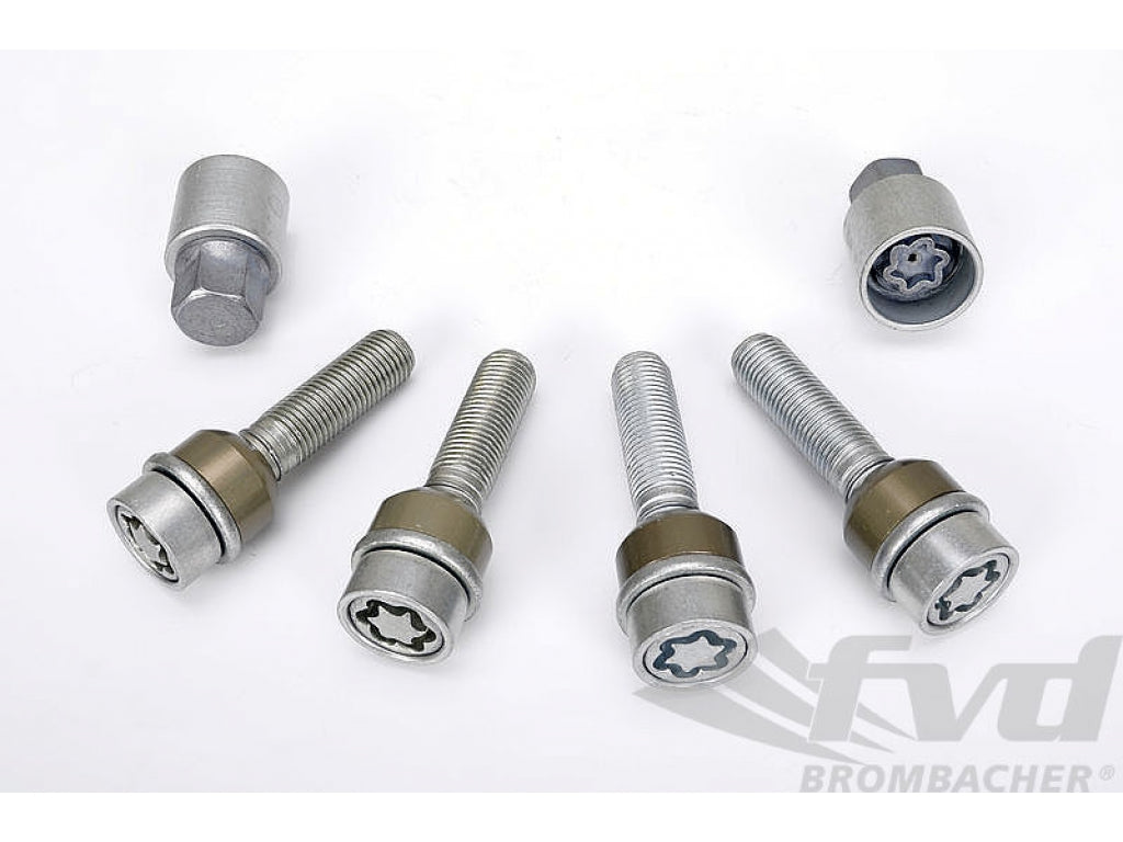 Wheel Lock Kit - 15 mm Front + 18 mm Rear Spacers - Silver