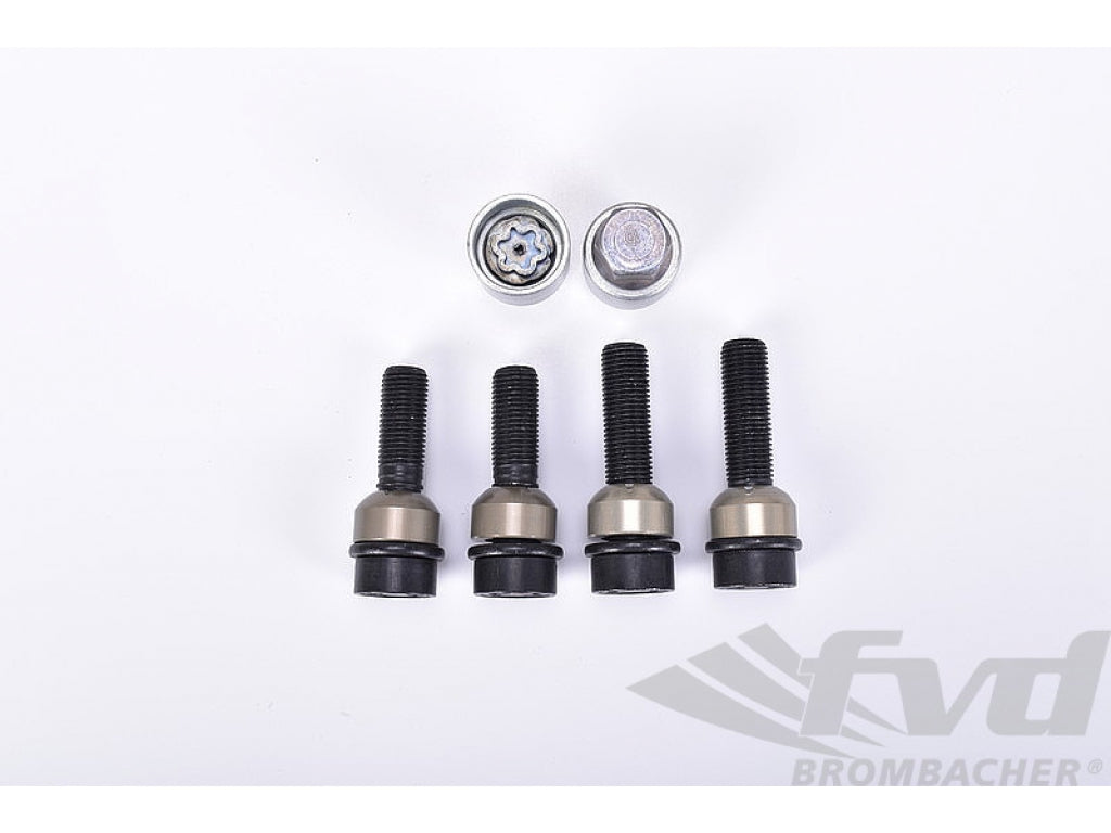Wheel Lock Kit - 7 mm Front + 11 mm Rear Spacers - Black