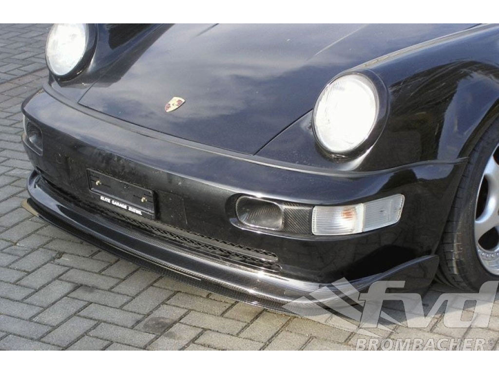Front chin spoiler (Polished Carbon ) GT 965 with side wings