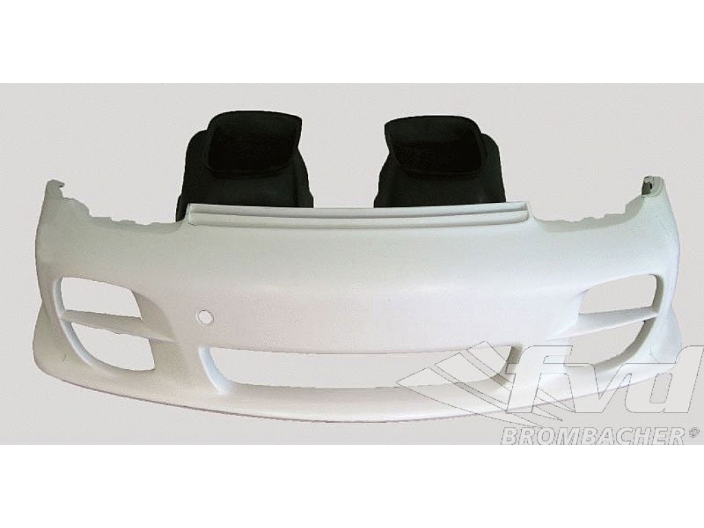 GT2 Look Front Bumper Carbon Kevlar with Air Duct