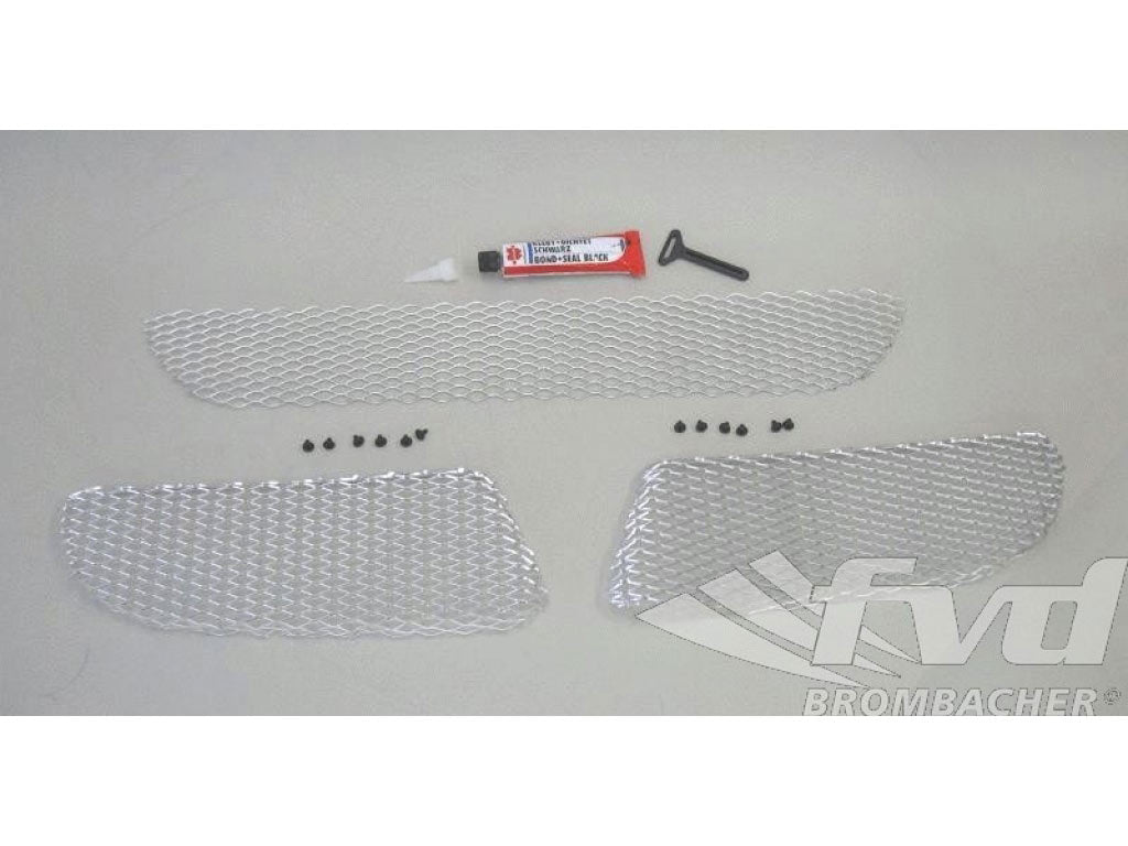 997 GT3 ,GT3 RS Grill Set for Front Bumper - Silver