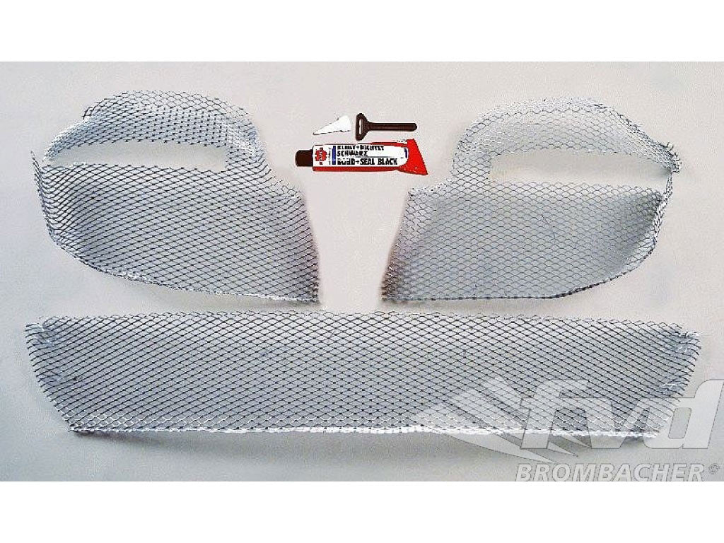 997 Turbo Grill Set for Front Bumper - Silver