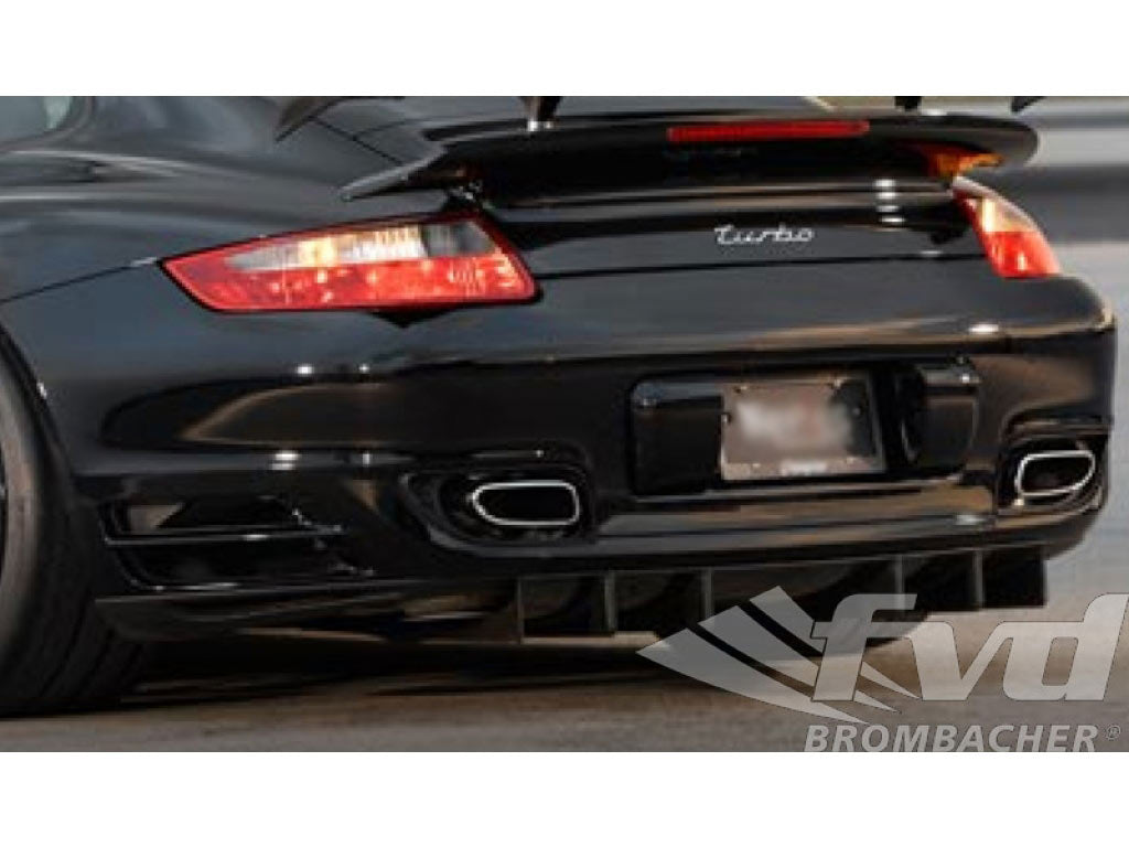 Rear Diffusor 997 Turbo Carbon Polished