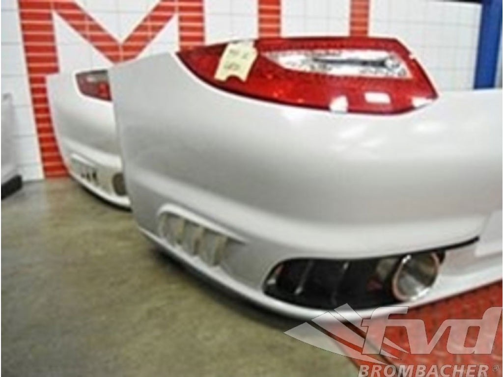 Rear Bumber 997-2TT into GT2-look incl. grill left+right