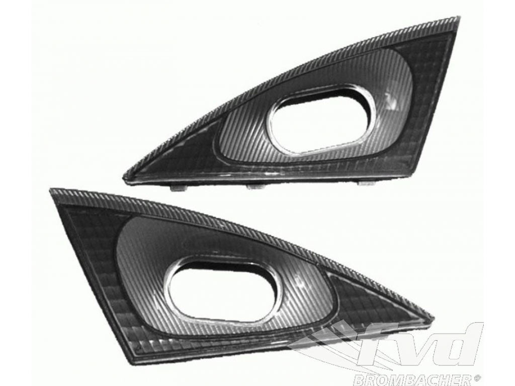 996/986 Clear Headlight Covers (With Nozzle)