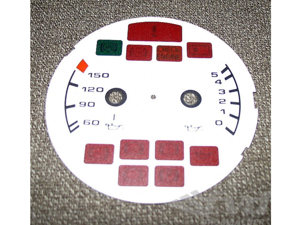 gauge face white 964/993 Oiltemp.Oilpress