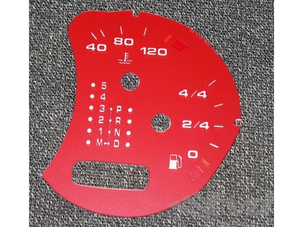 gauge face fuel tank red Boxster/996/Turbo/GT2 w/o BC tiptronic