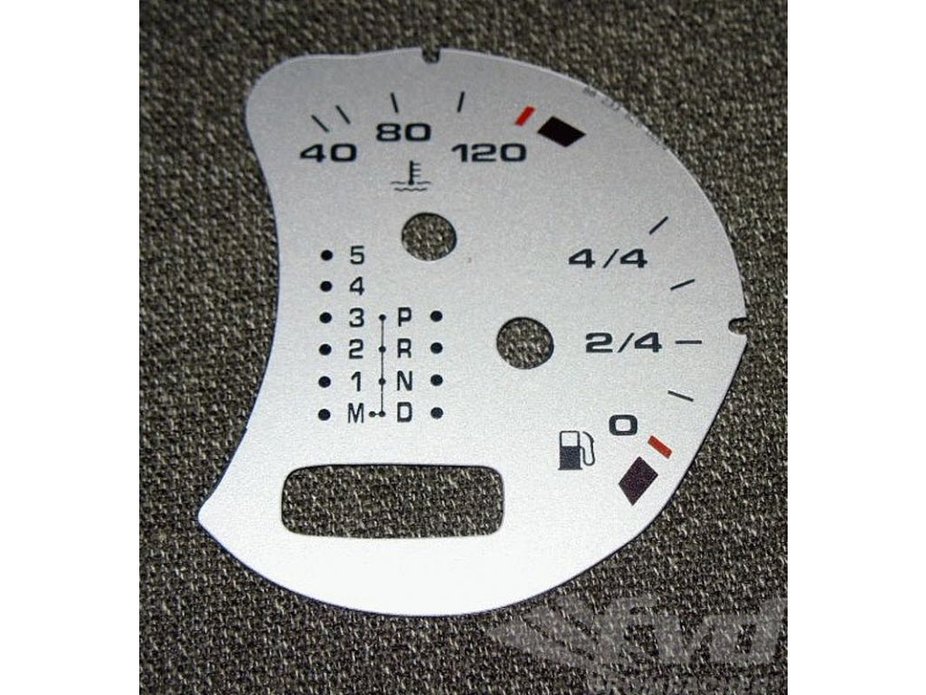 gauge face fuel tank silver Boxster/996/Turbo/GT2 w/o BC tiptronic