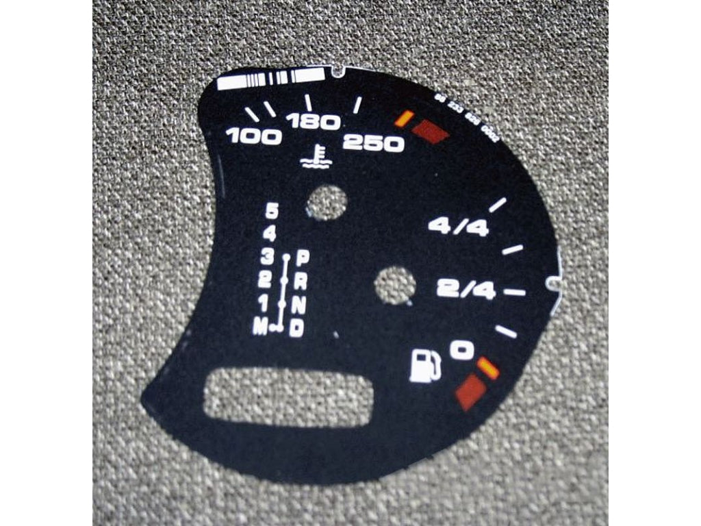 gauge face fuel tank black Boxster/996/Turbo/GT2 (with BC) US Tiptronic