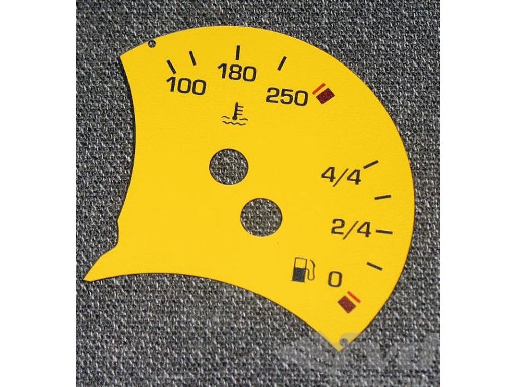 gauge face fuel tank yellow Boxster/996 (without BC) US