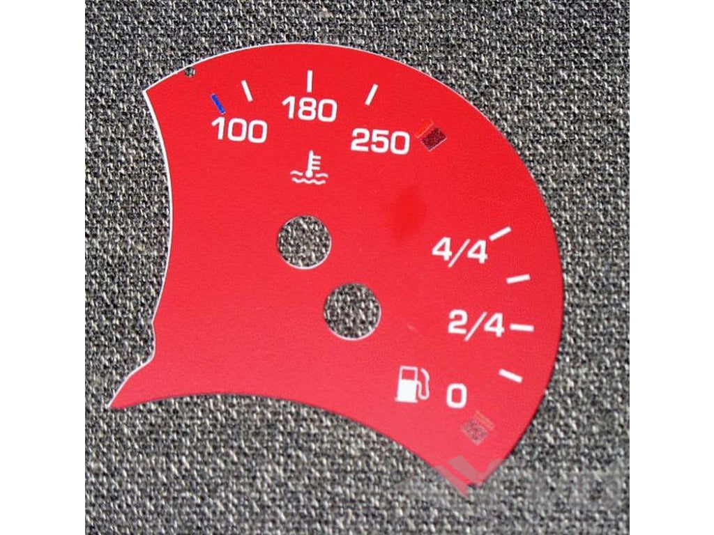 gauge face fuel tank red Boxster/996 (without BC) US