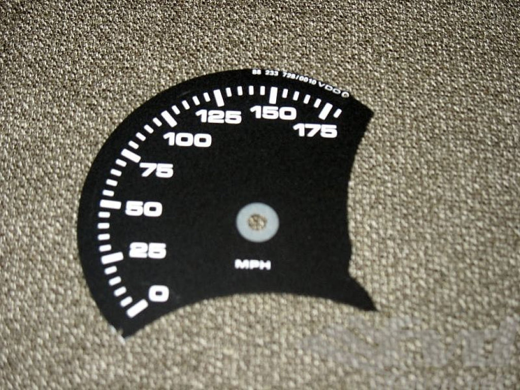 gauge face black mph 986 without BC