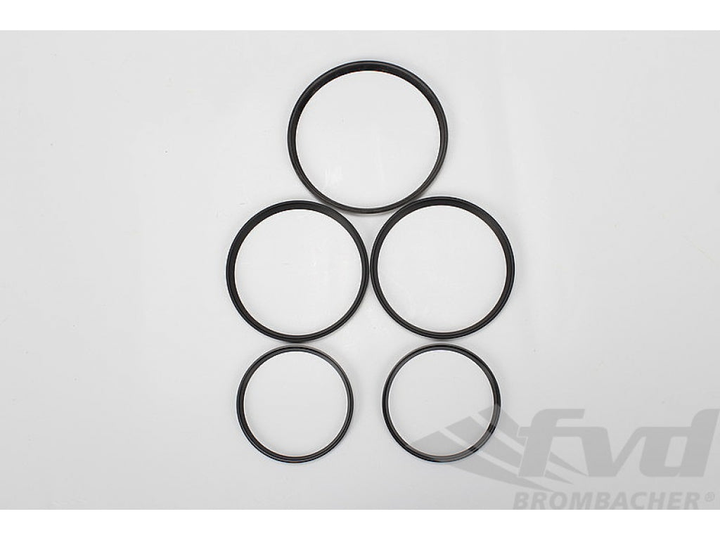 Instrument Bezel 911 / 930 1965-89 - Speedo / Oil - 100 mm - Black