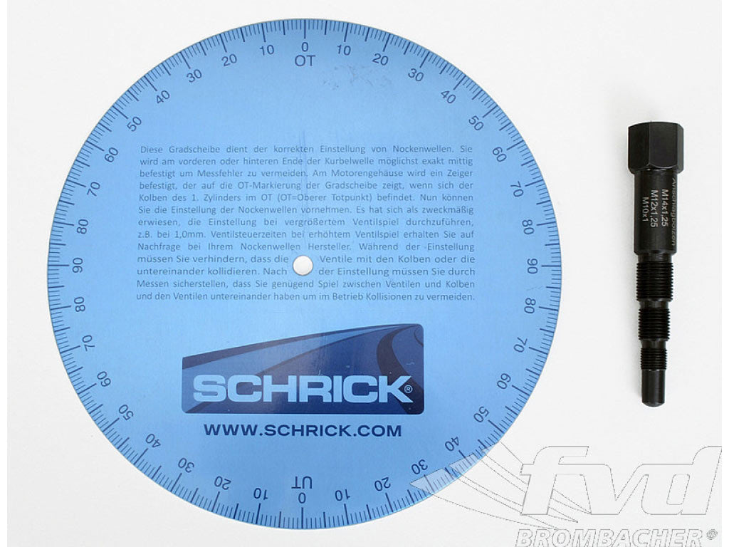 tool kit for camshaft valve timing mean, O.T. point