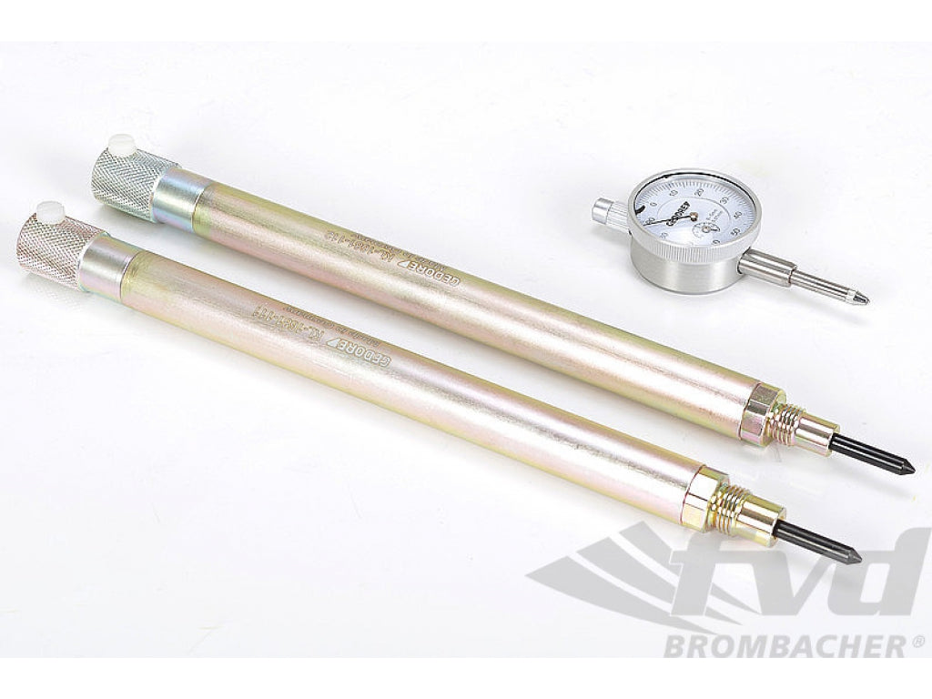 TDC Indicator with Travel Gauge, 12mm + 14 mm incl. case