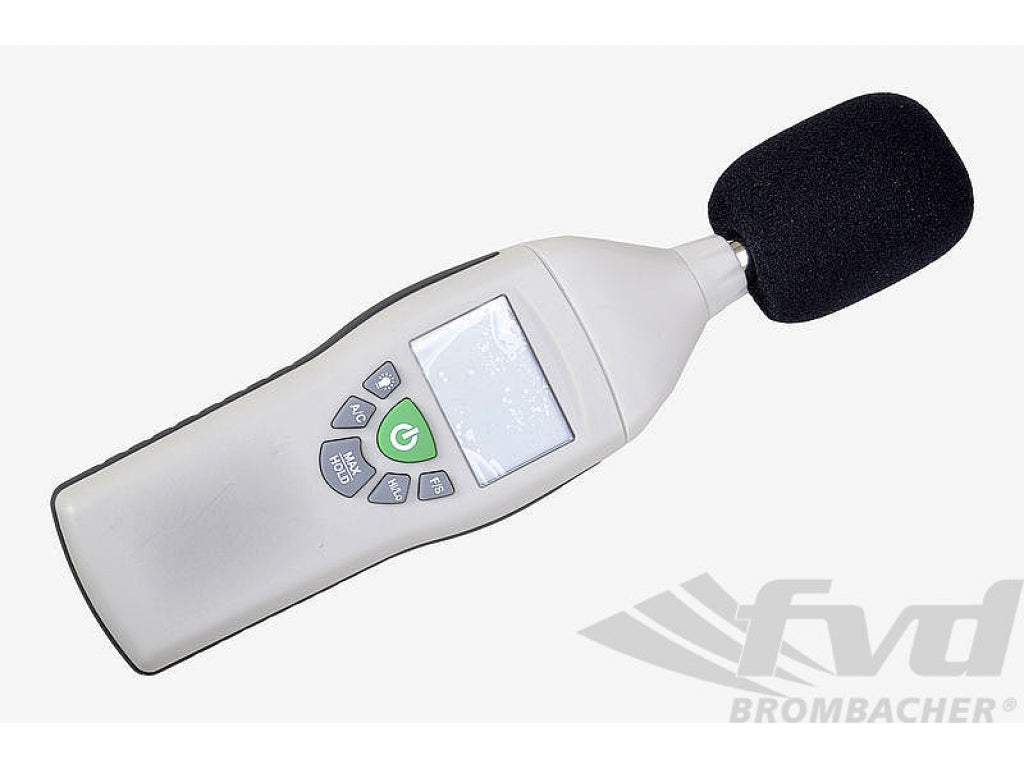 Sound meter Type 2 (30 to 130dB) +/-1.4dB with Backlit Display