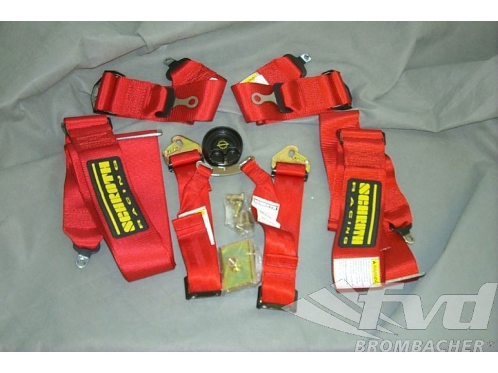 6 point belt profi GT red 75/75