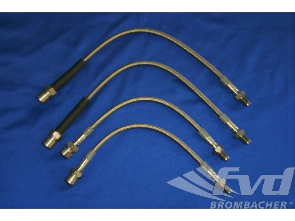 928 Braided Steel Brake Line set