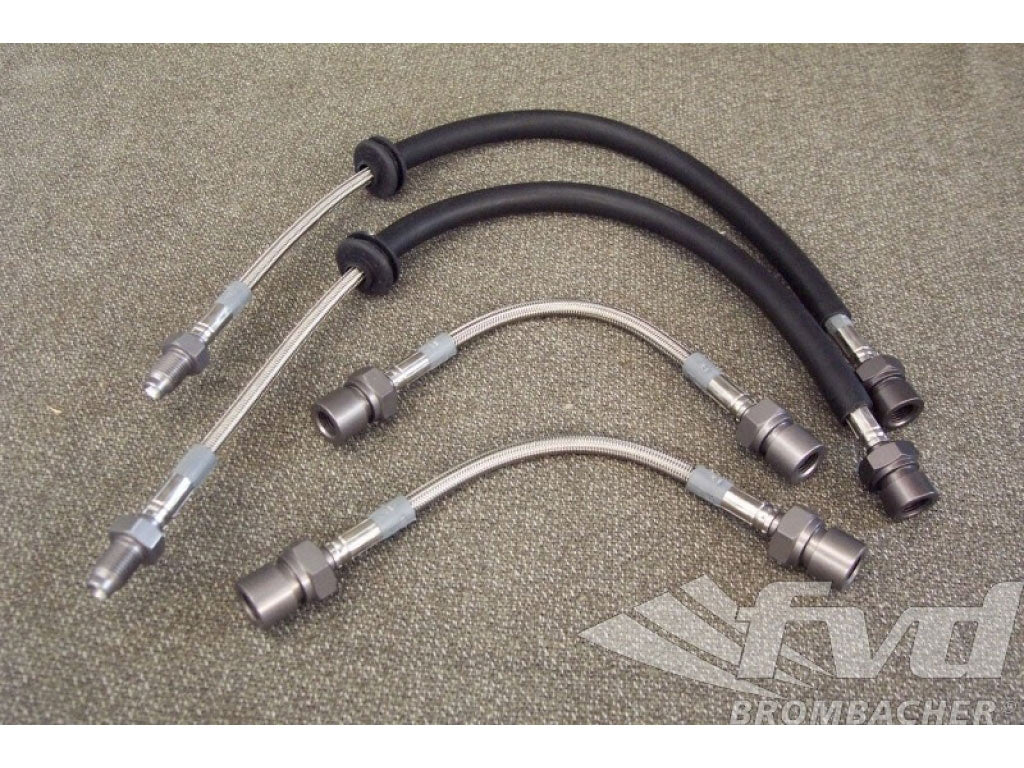 944 Braided Steel Brake Line set 944 87-89