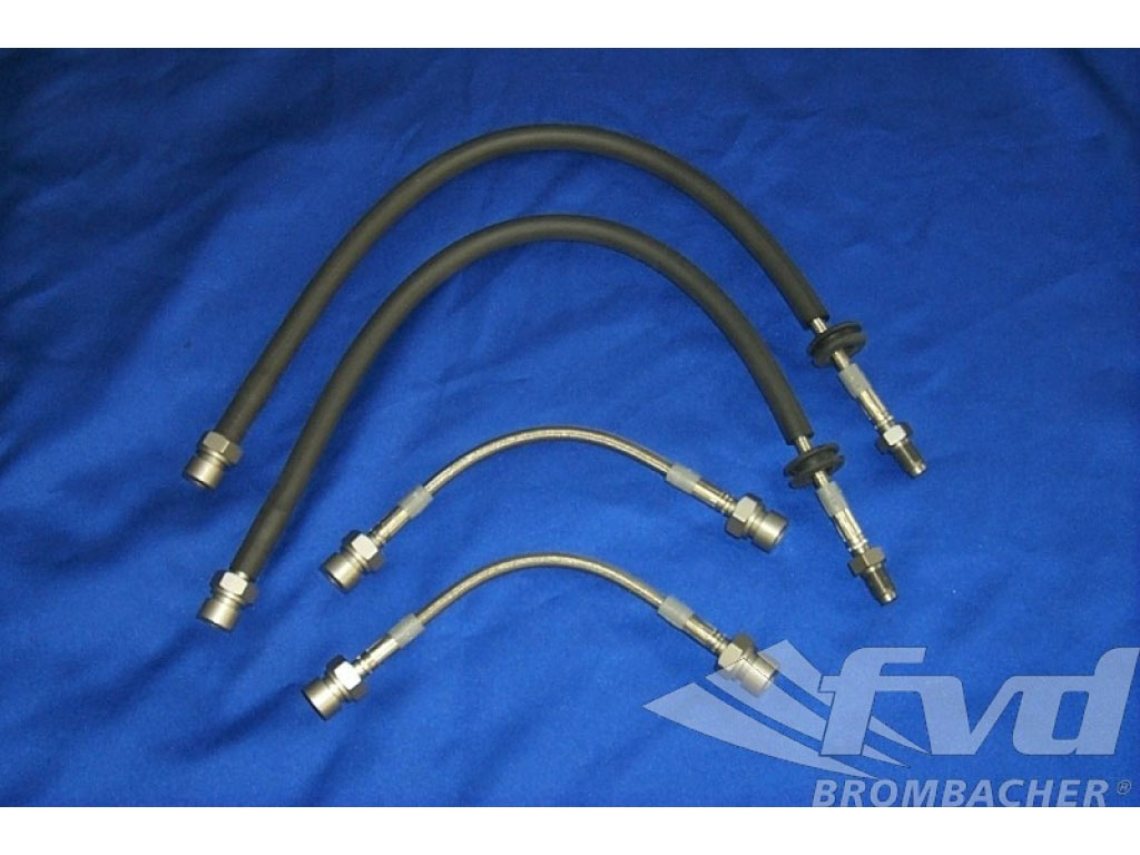 968 Braided Steel Brake Lines