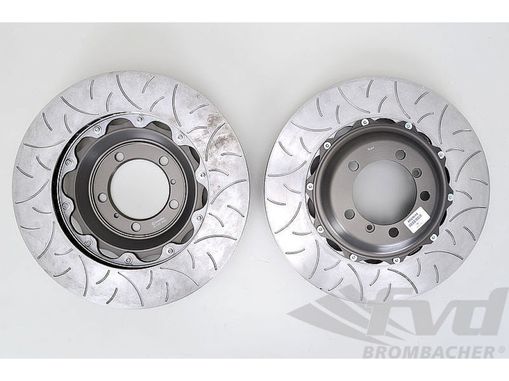 Brembo Type III Rotor Set (front) slotted 380x34mm Mod 997.2 GT3/RS