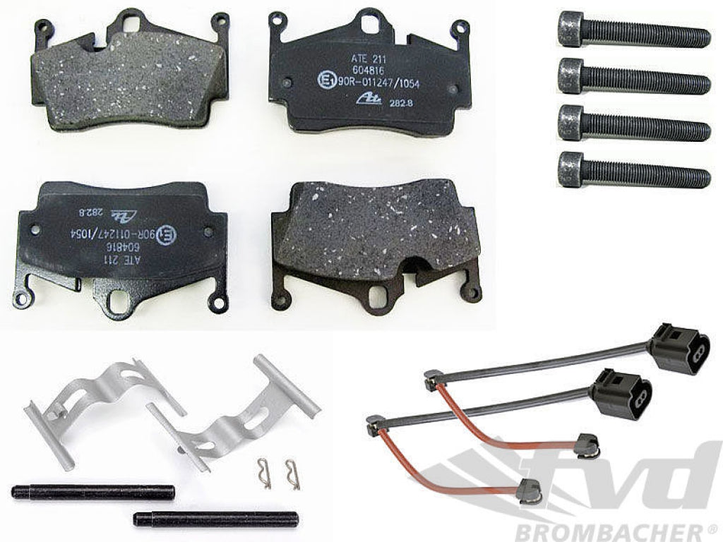 Brake service kit rear 981/982 (I008+ I009) steel brake ( -I450) without discs