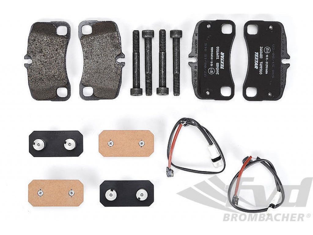 Brake service kit rear ( no Discs!) 9997 Turbo 07-13 ( Steel brake )