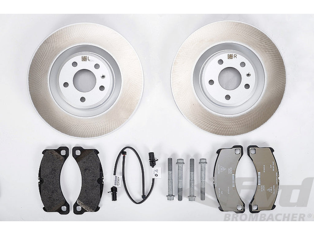 Macan Brake service kit- FRONT (18 - with discs, silver caliper )