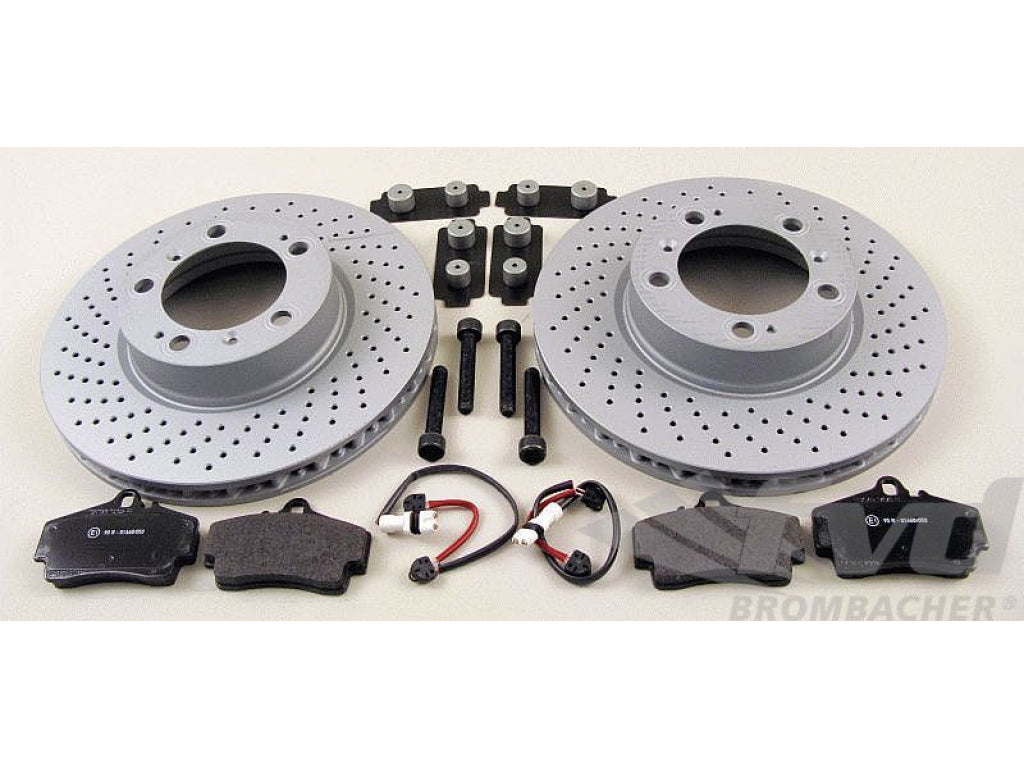 Brake service kit front 997-1 C2 05-08