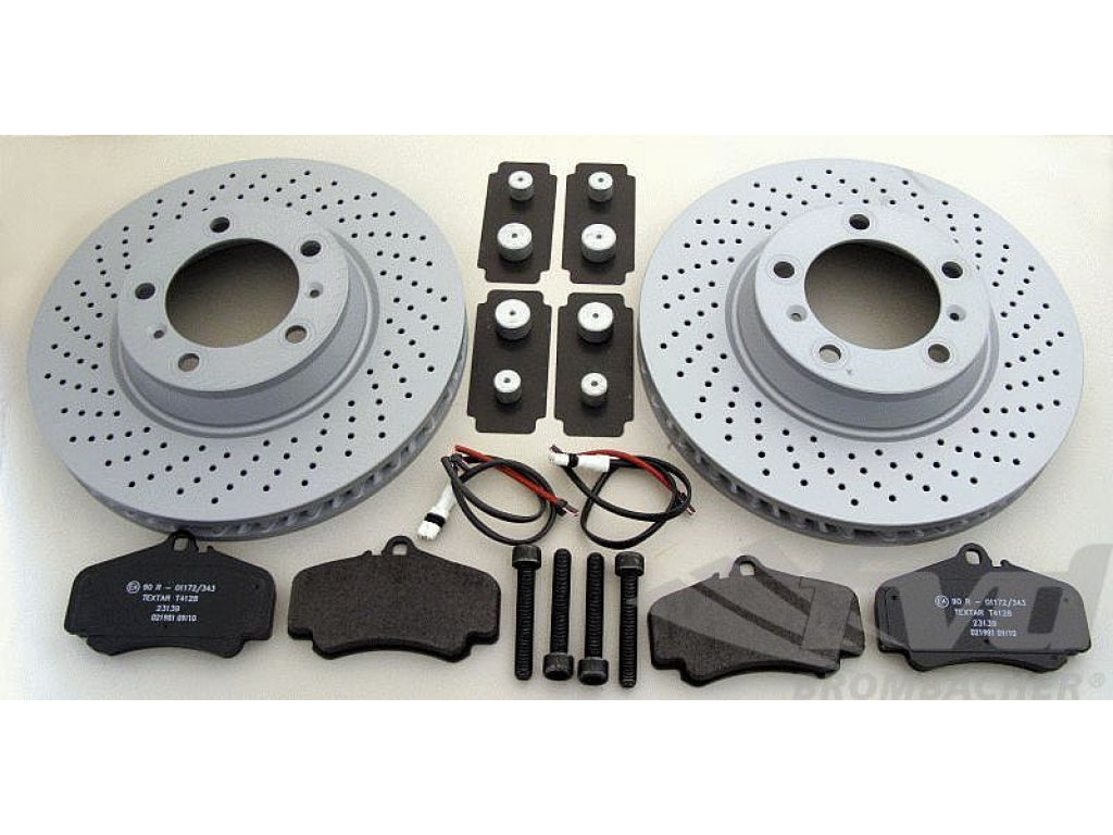 Brake service kit front 997-1 C4S 05-08