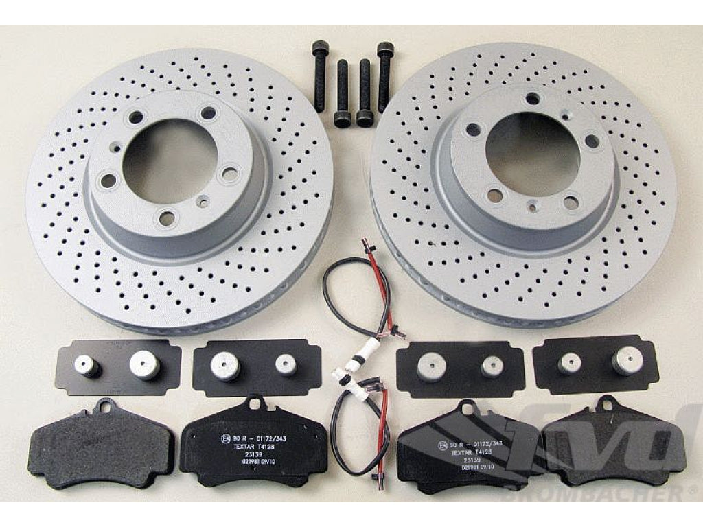 Brake service kit front 997-2 C2S 09-,