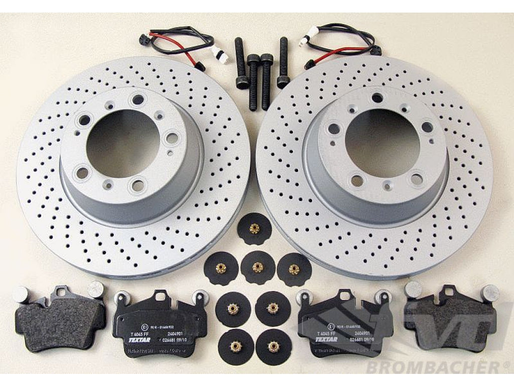 Brake service kit rear 997-2 C2S 09-