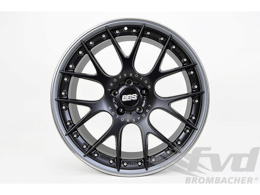 10,5x21ET17 BBS CH-RII ( 2-piece rim ) black matt/titanium