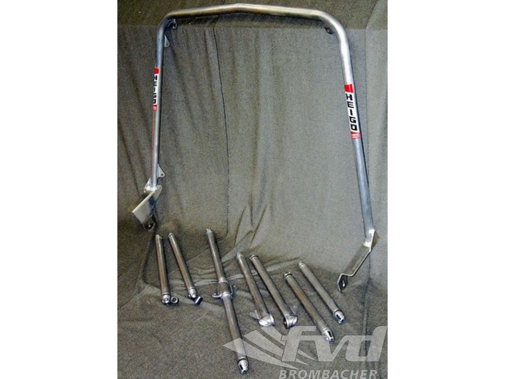 Roll bar alu 964RS/Clubsport with bolt-in-bar tunneling supporting & X-diagonal bars