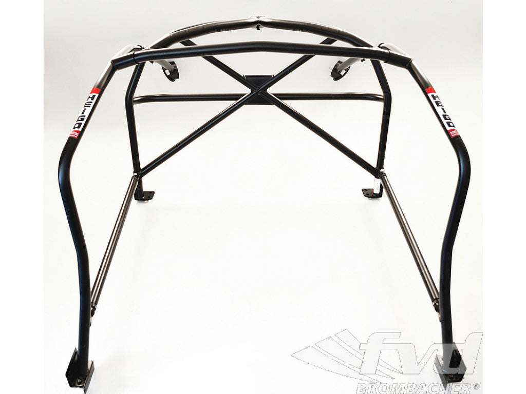 Roll cage steel (Weld In) 987 with X diagonal, harness bar, V Strut roof bar