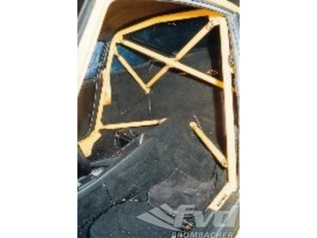 Roll bar steel 993 RS Clubsport, bolt-in-bar with tunneling supporting & X-diagonal bars