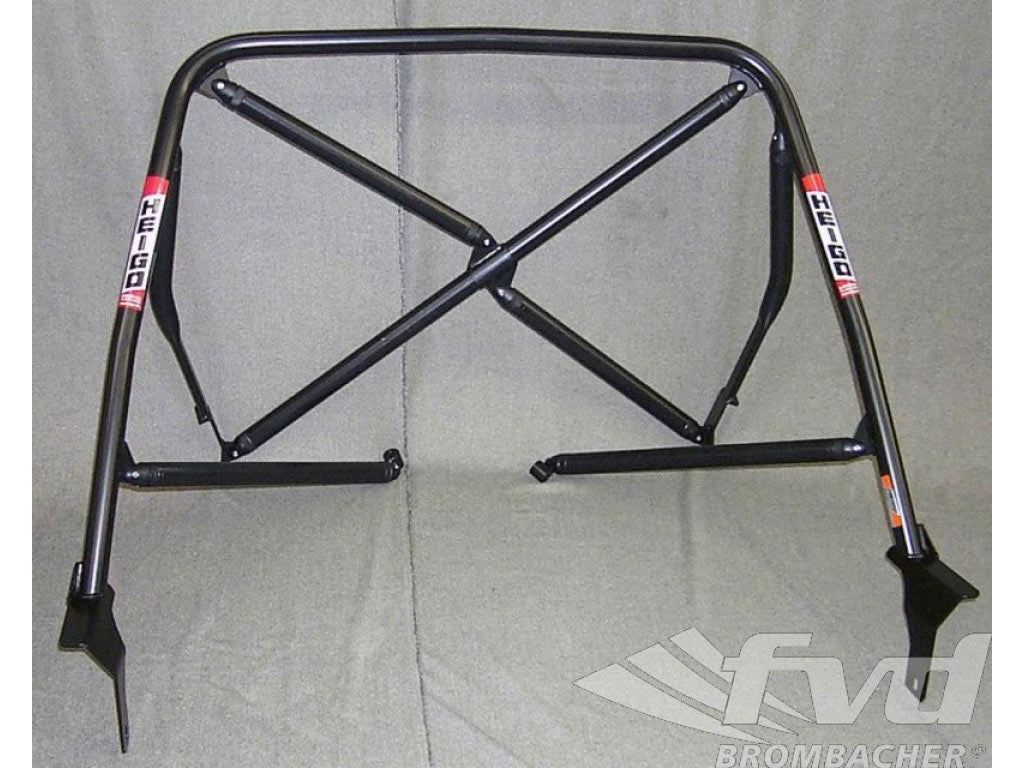 Roll bar steel 993sunroof, Clubsport, bolt-in-bar with tunneling supporting &X-diagonal bars