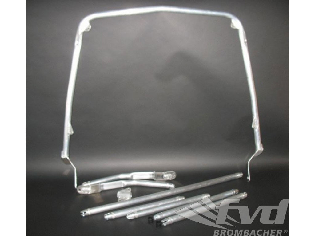 Roll bar alu 993 Coupe, Clubsport ,bolt-in-part with tunneling supporting & X-diagonal bars