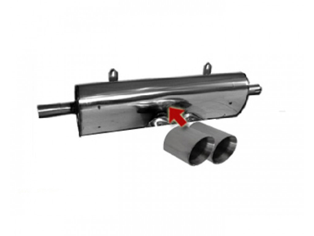 Hofele Stainless Dual Shifted Tip Sport Muffler