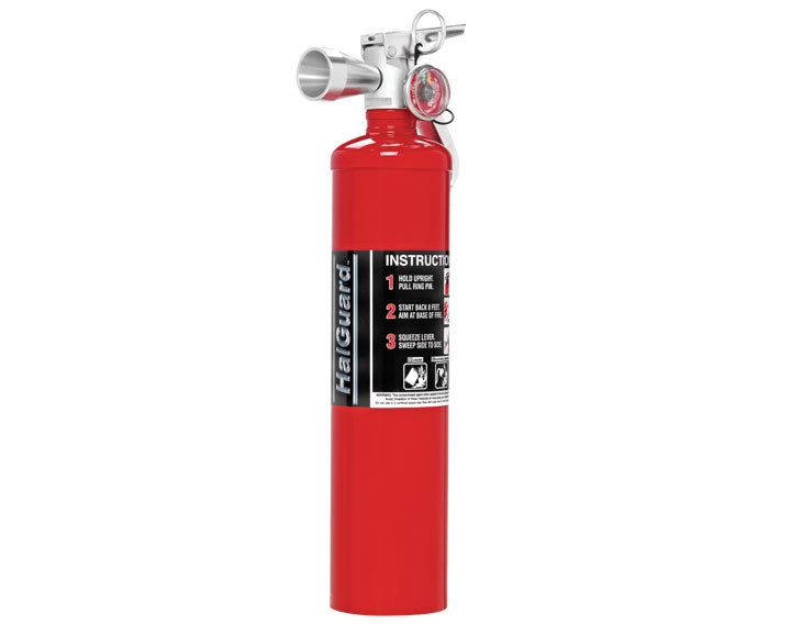 HalGuard 2.5 lb. Clean Agent Fire Extinguisher, Red