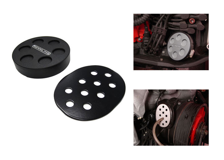 Rennline RSR/Cup Heater Fan Delete Kit, Silver