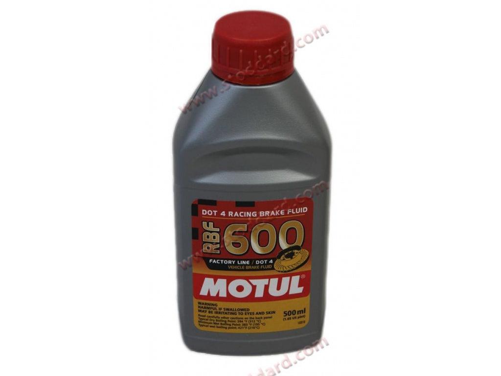 Motul RBF 600 DOT4 Brake Fluid, 1/2 Liter
