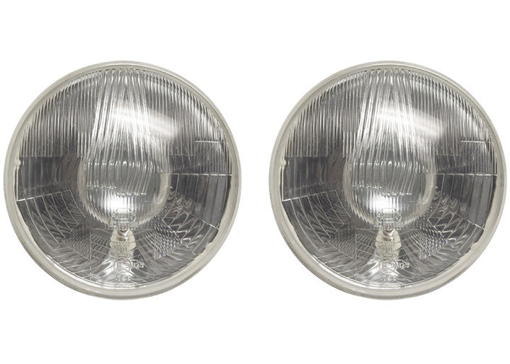 Z BEAM h4 halogen h-4 7 INCH ROUND HEADLIGHT - Pair 914 911 924 944 356