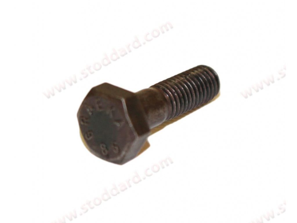M8 x 28mm DIN931 Bolt with 14mm Hex Head and Shank. Made in Germany, Black Oxide Finish 90007403301