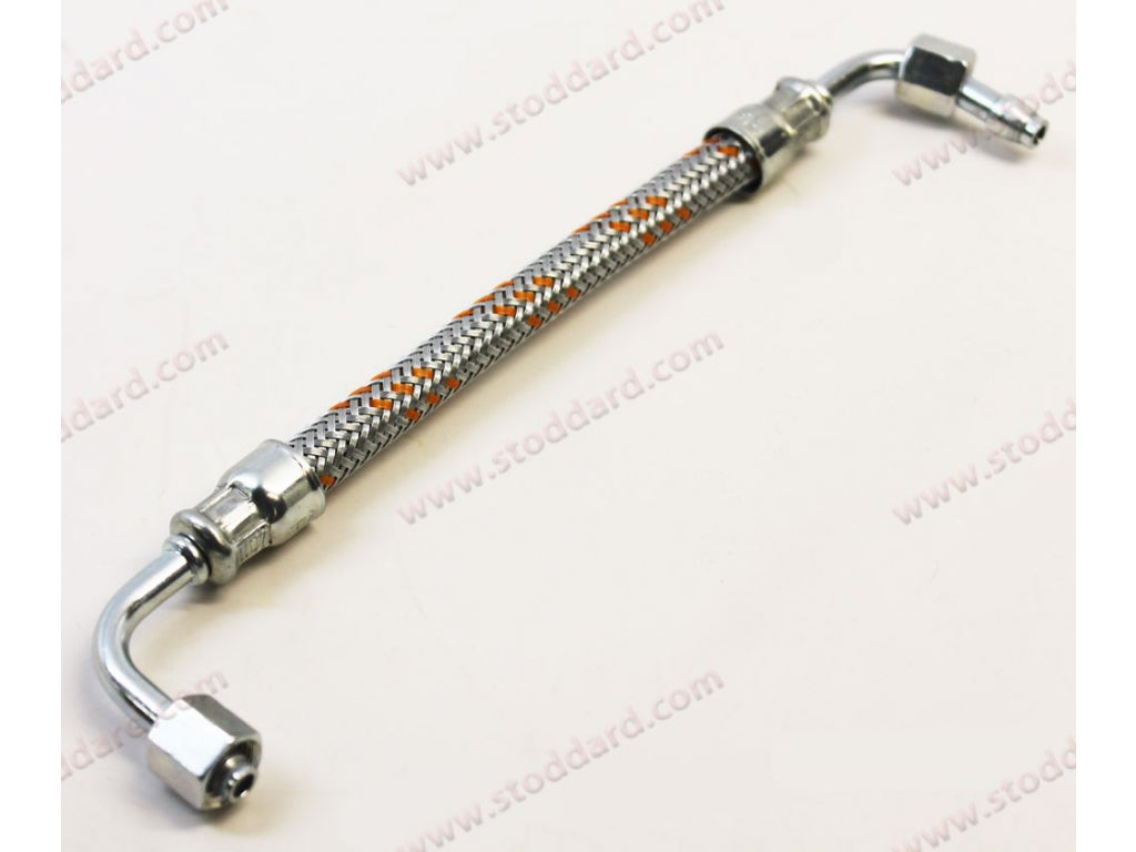 Braided Steel Outlet Oil Line for All 356 and 912. Replaces 53907826