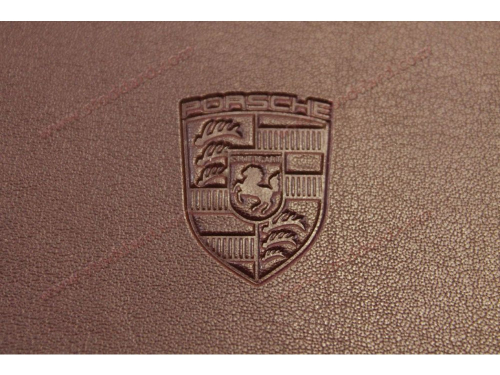 Cover for Driver's Owners Manual, Maroon with Blue Vinyl Replaces 644460420 blu