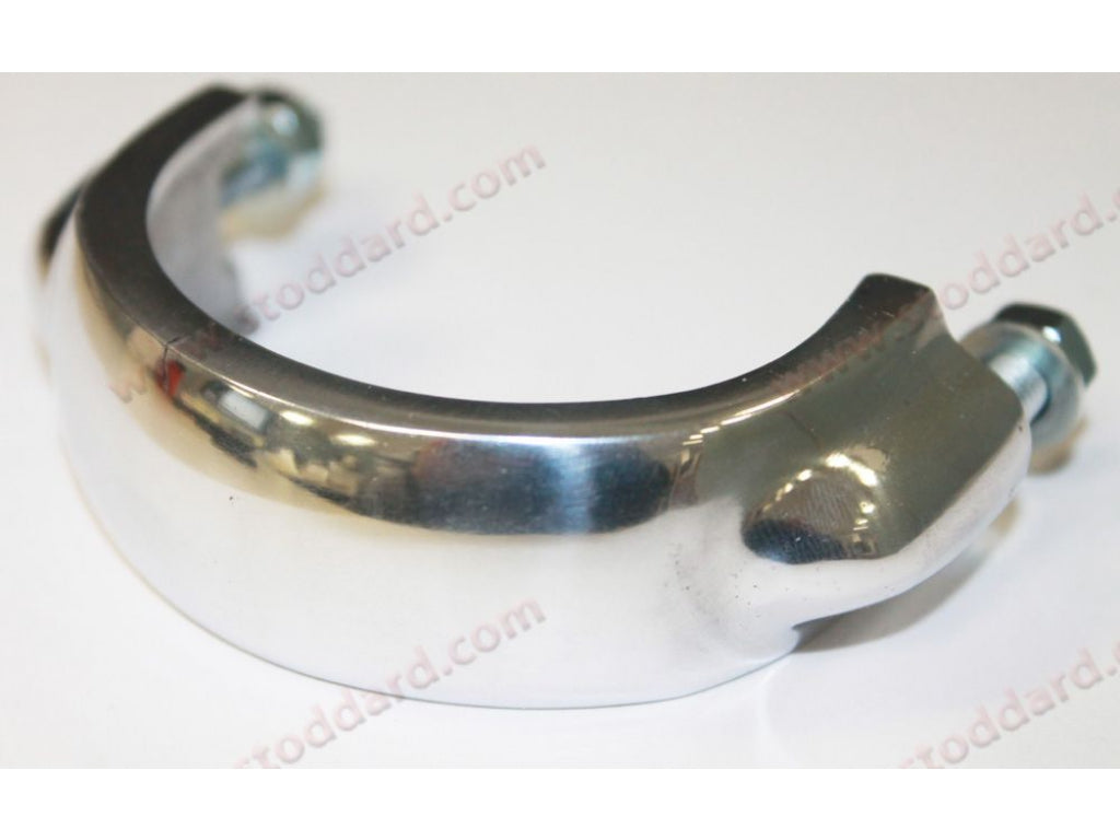 Steering Column Mount Bracket. Polished Aluminum.