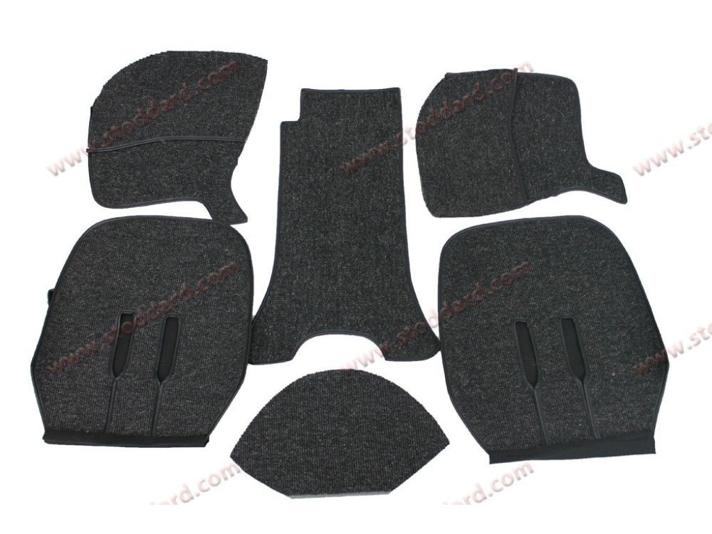German Square Weave Carpet Set for 356 Speedster