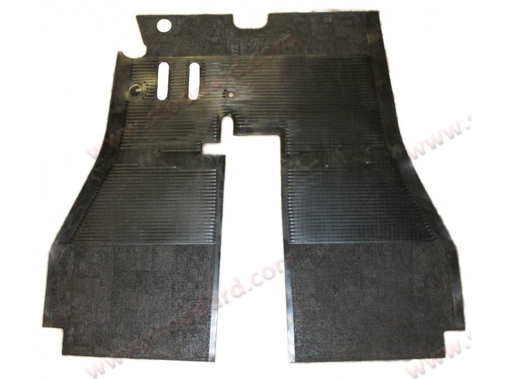 Front Rubber Floor Mat for 356B T5 with no hole cut-out for headlight dimmer switch Replaces 64455110105