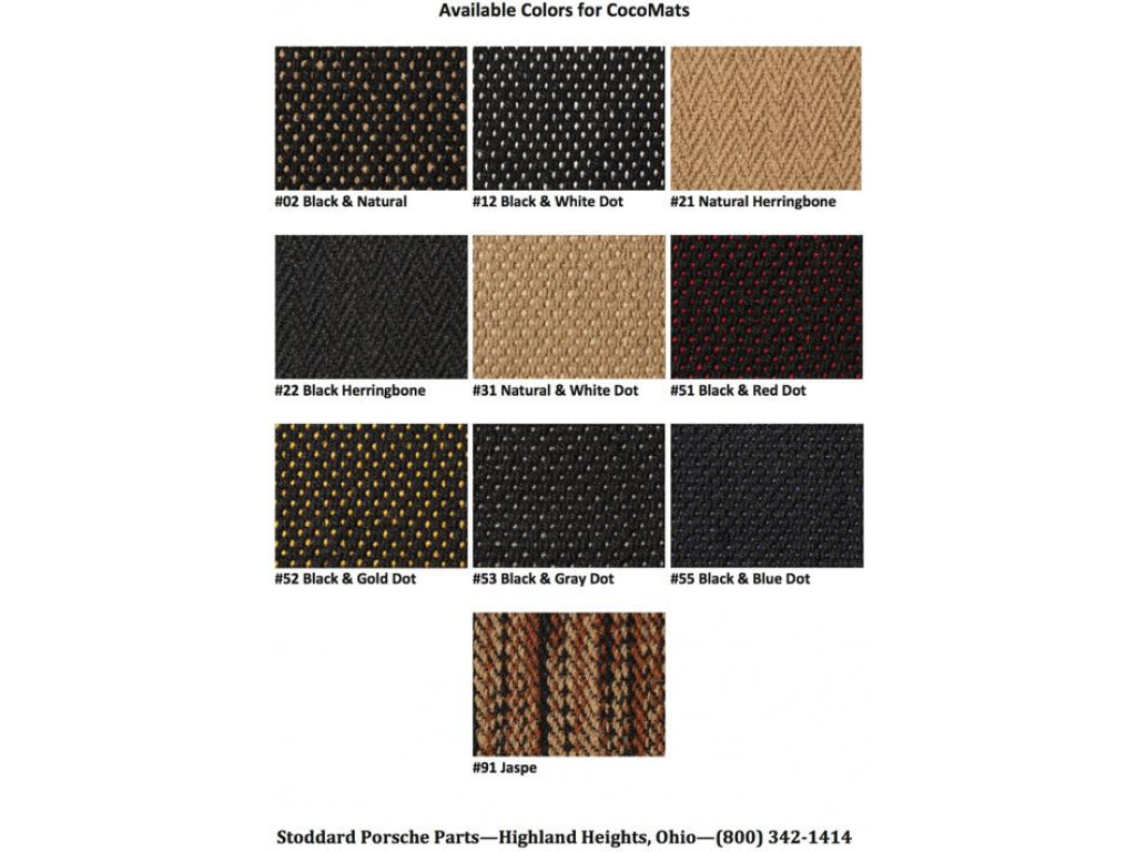 cocoMats 2-piece mat set for 356A